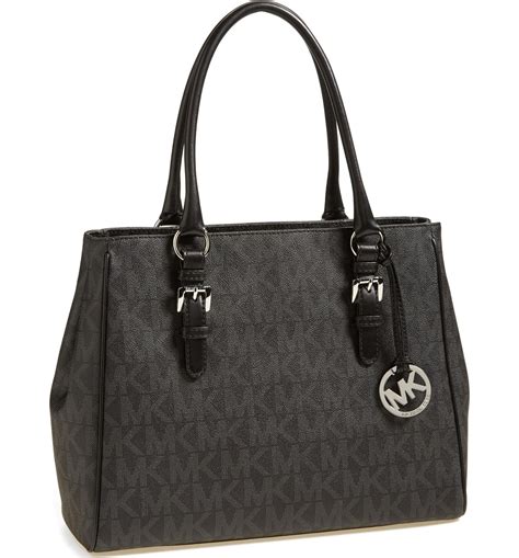 michael kors medium jet set tote navy|Michael Kors black medium tote.